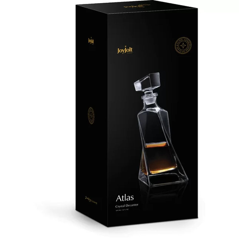 Kuba Non-Leaded Crystal 22 Oz. Whiskey Decanter