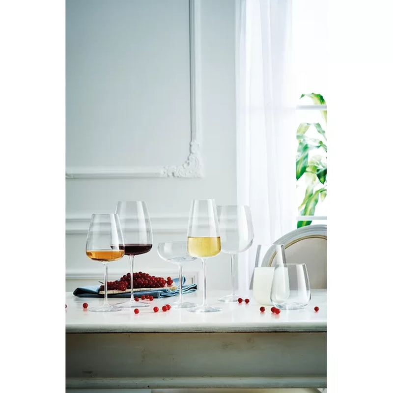 Talismano 4 - Piece 10.25Oz. Glass Coupe Stemware Set