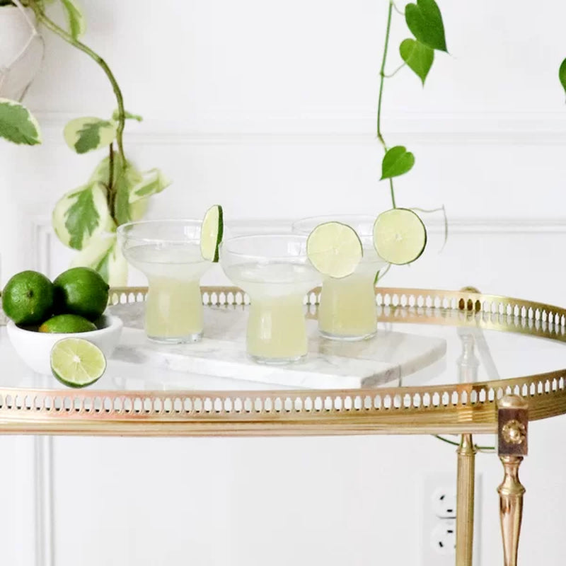 Stemless Margarita Glasses, 10 Oz.