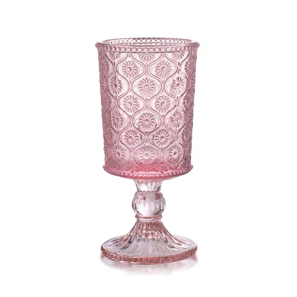 Najelly 4 - Piece 8.5Oz. Glass Goblet Glassware Set